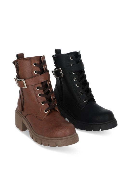 DÚO DE BOTA DE PISO CAFÉ Y NEGRO DUO 555 – Cklass.com