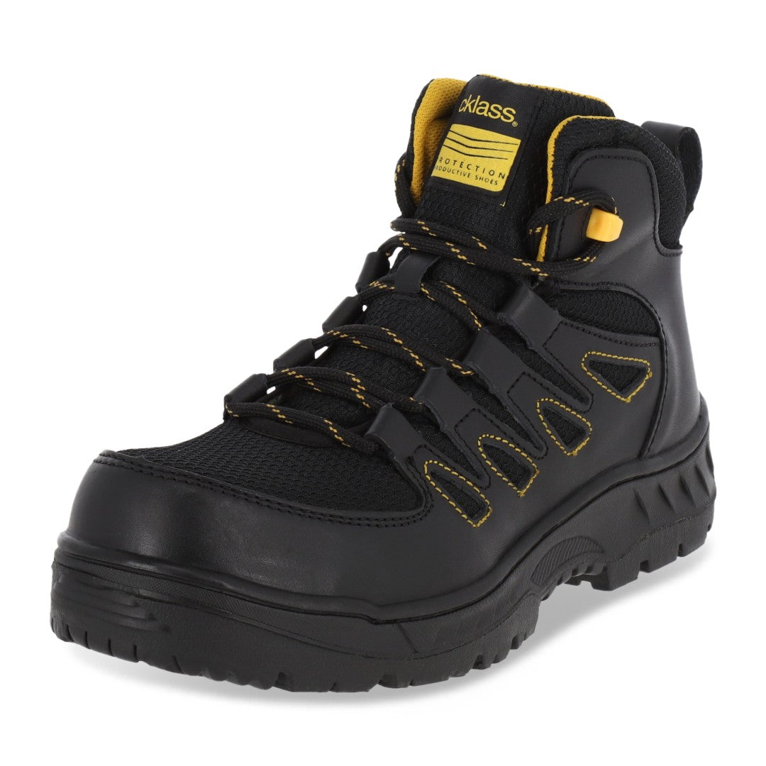 BOTA DE PISO CABALLERO NEGRO PIEL 00147 –