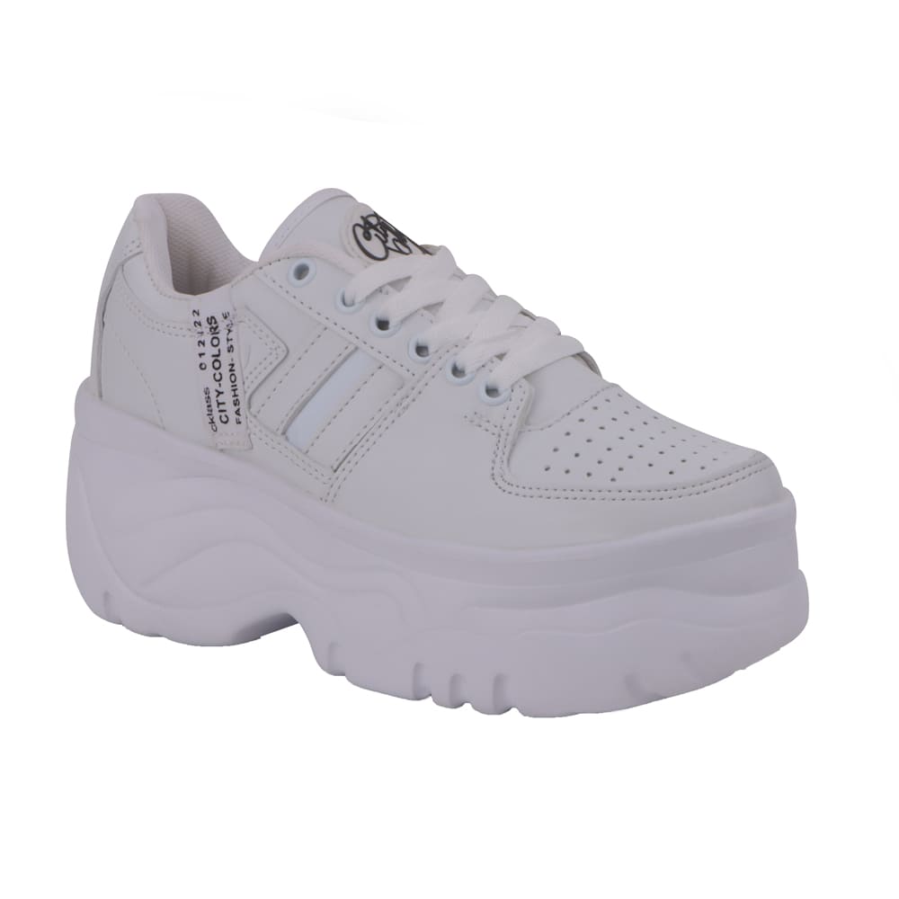 TENIS DE PLATAFORMA BLANCO 29827 – - Main Image