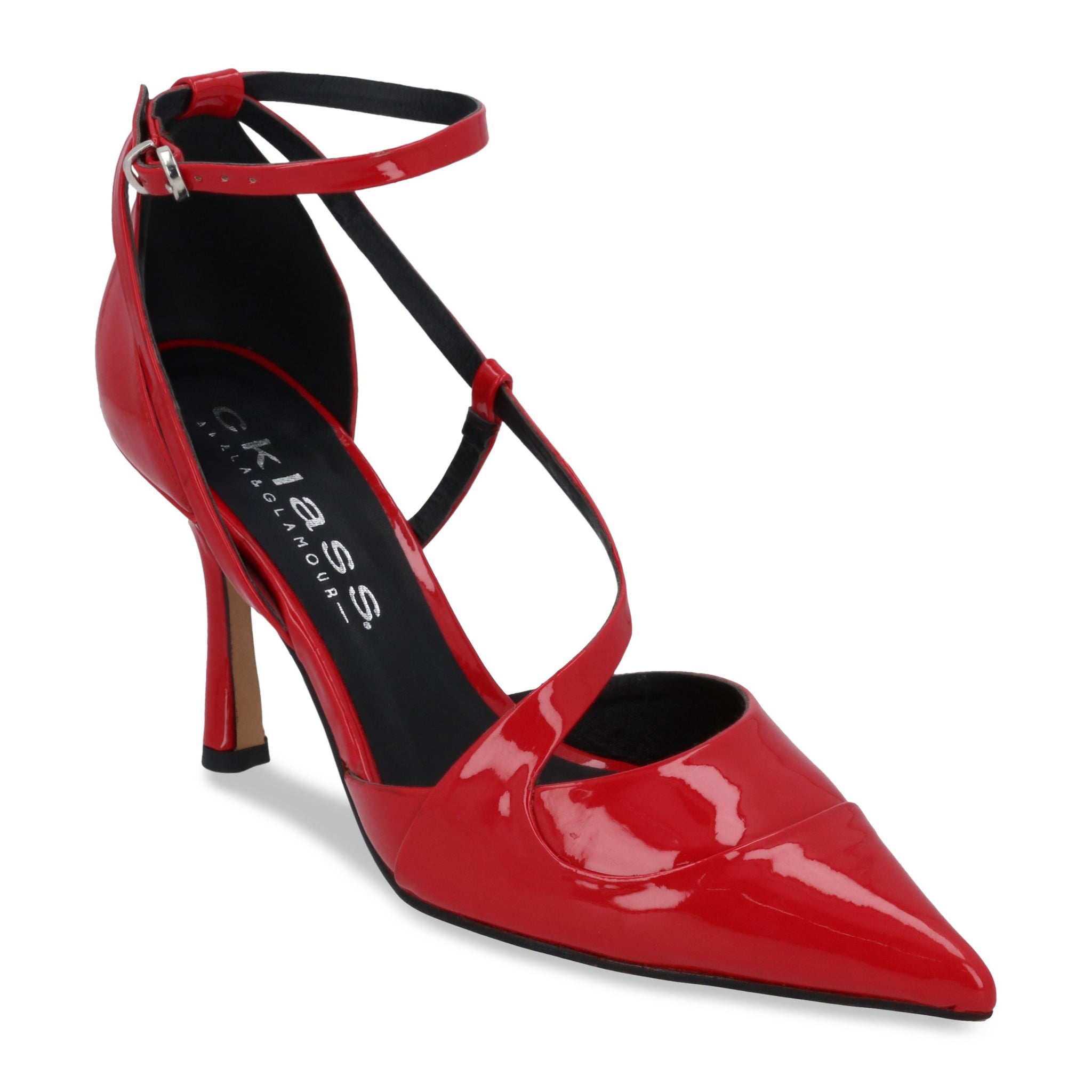 ZAPATILLA DE TACÓN ROJO CM MUJER CON PULSERA 05057 –