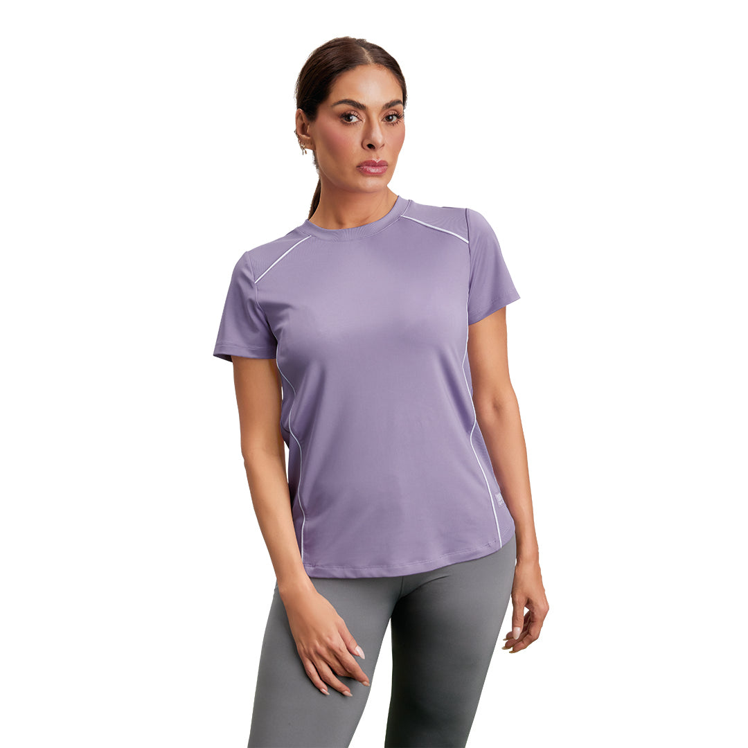 PLAYERA MORADA CON COSTURAS 80175 – Cklass.com