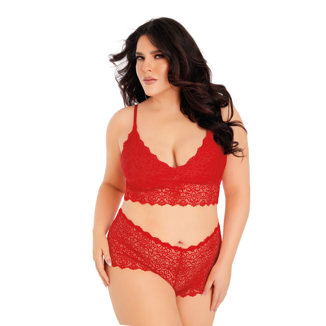 Cachetero Rojo De Encaje Cacheteros Rojo Vino Cachetero De Encaje