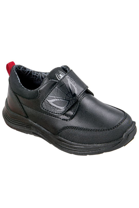 Zapato escolar color negro Spiderman 09711