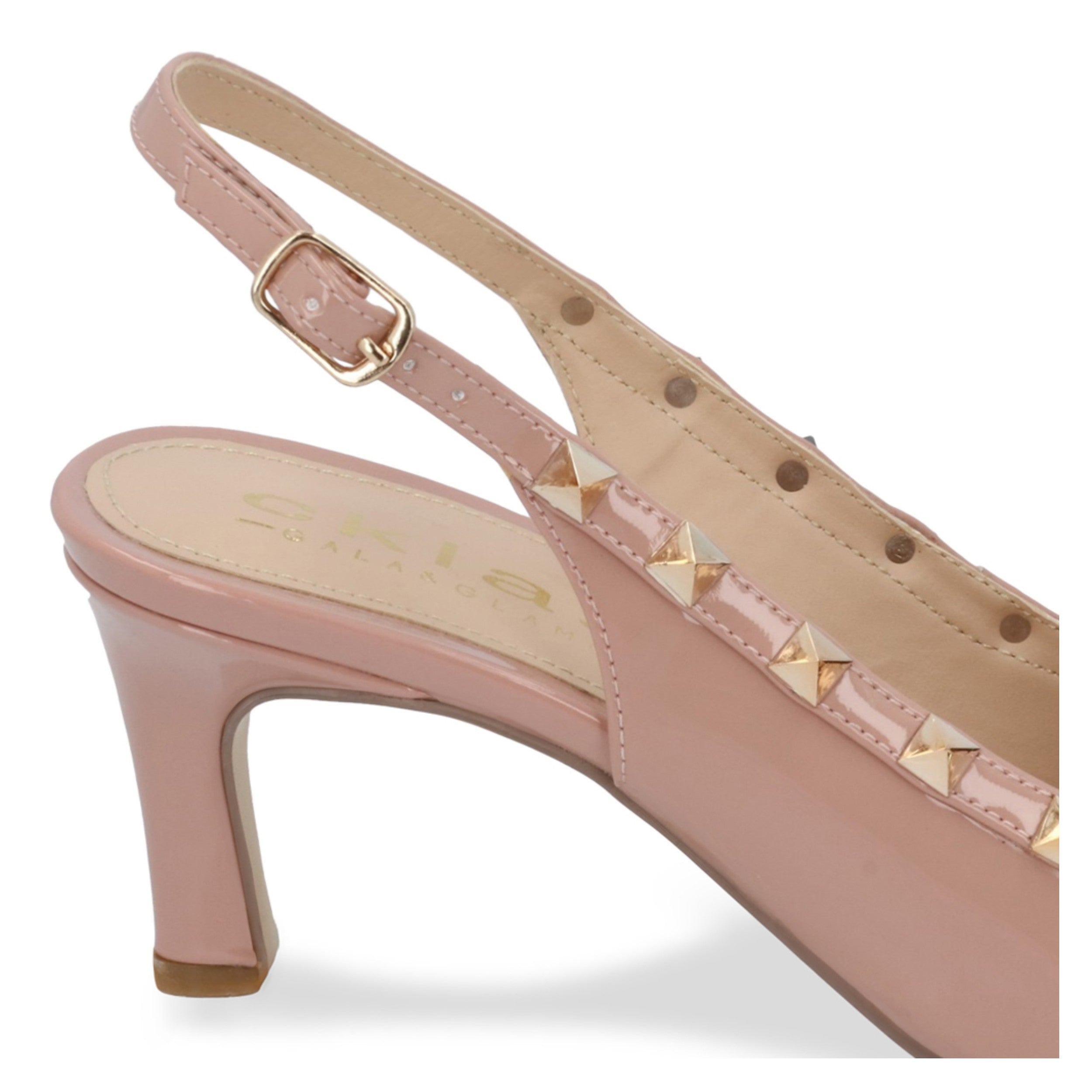 ZAPATILLA DE TACÓN BEIGE 7CM MUJER DESTALONADA 48922 –