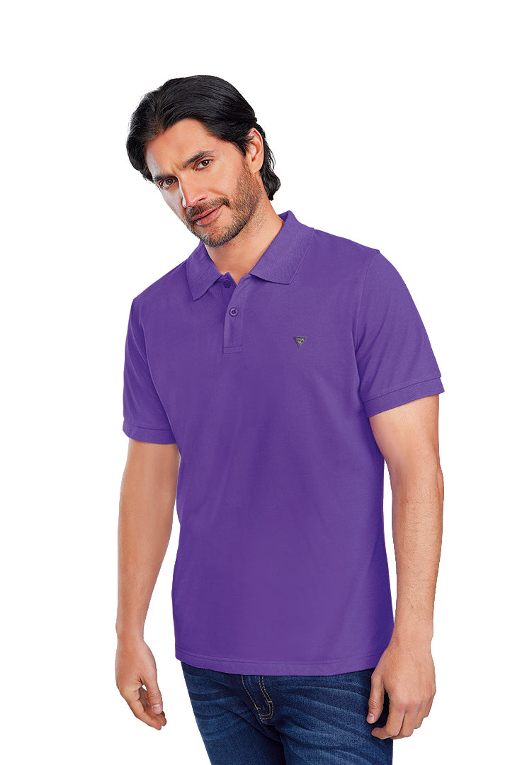 Camisa Polo Morada Hombre Camiseta Polo Color De Playeras Tipo