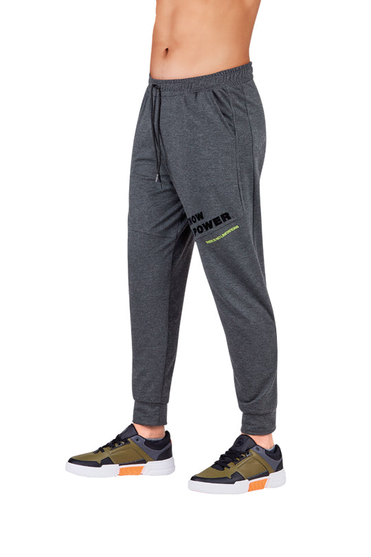 Jogger gris con texto 33362