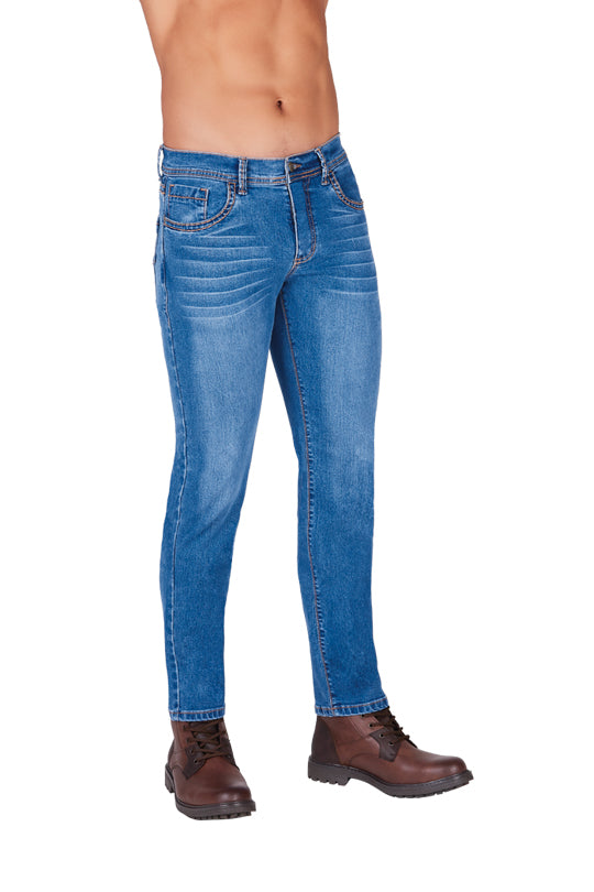 Jeans azul corte slim 19720