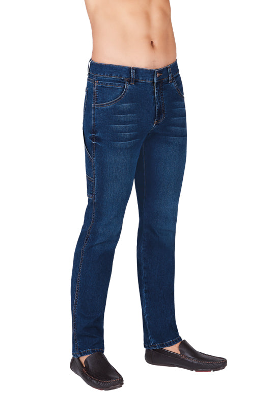 Jeans corte carpintero corte recto 19719