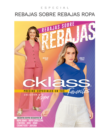 ESPECIAL REBAJAS SOBRE REBAJAS ROPA
