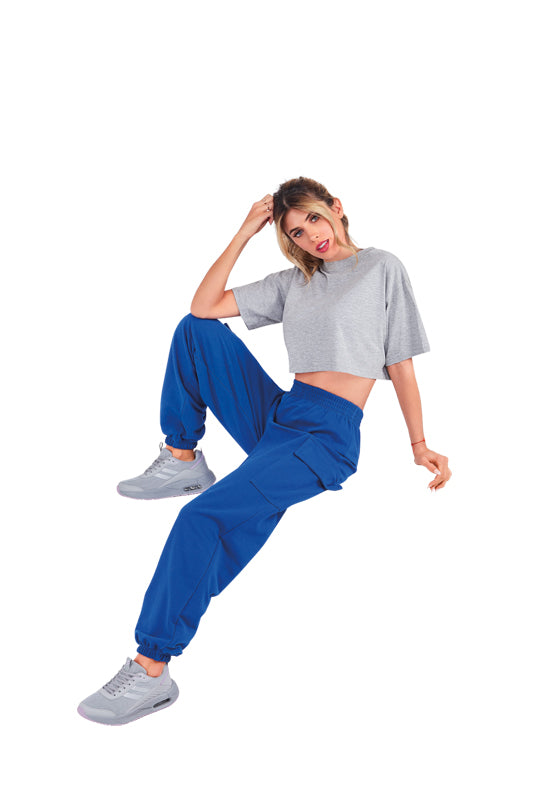 Jogger azul cargo 62010