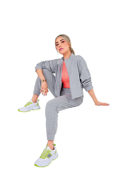 Jogger gris deportivo  13187