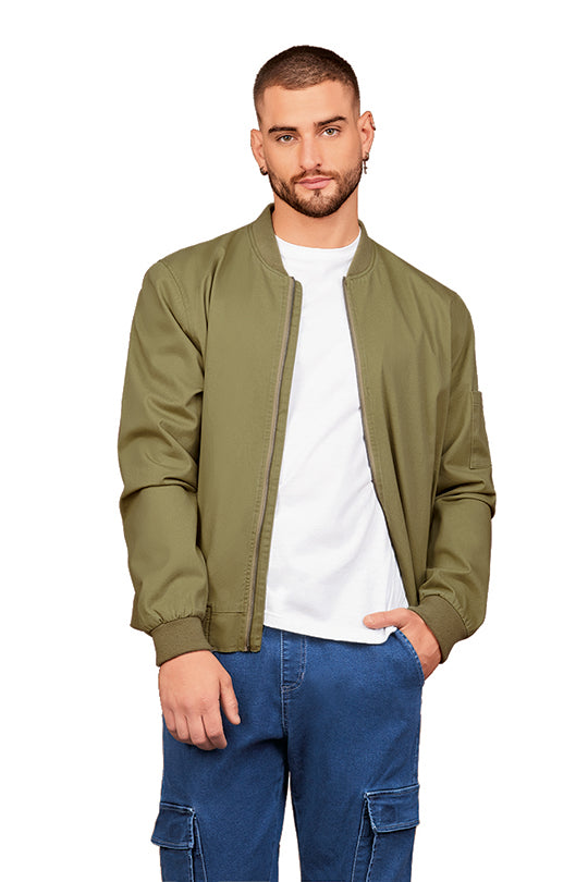 CHAMARRA VERDE ESTILO BOMBER 90939 –